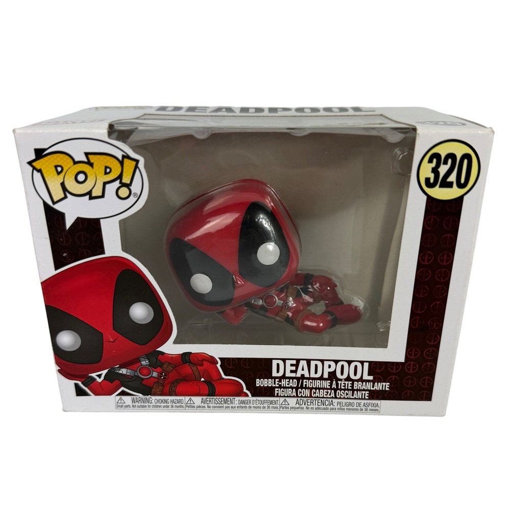 Funko Pop Marvel Deadpool 320 Reclining Bobble-Head Vinyl Figure Collectible